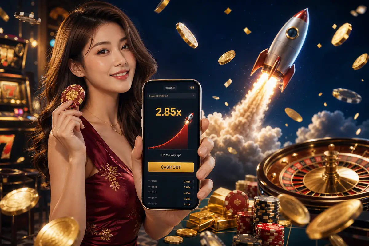 ukyat Crash Game Aviator မြင့်တက်သော multiplier